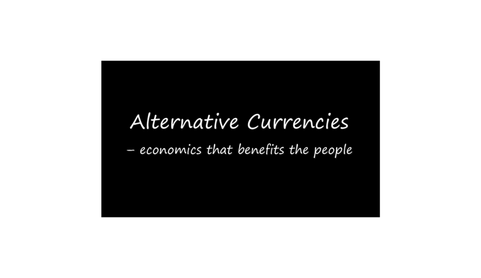 Alternative Currencies